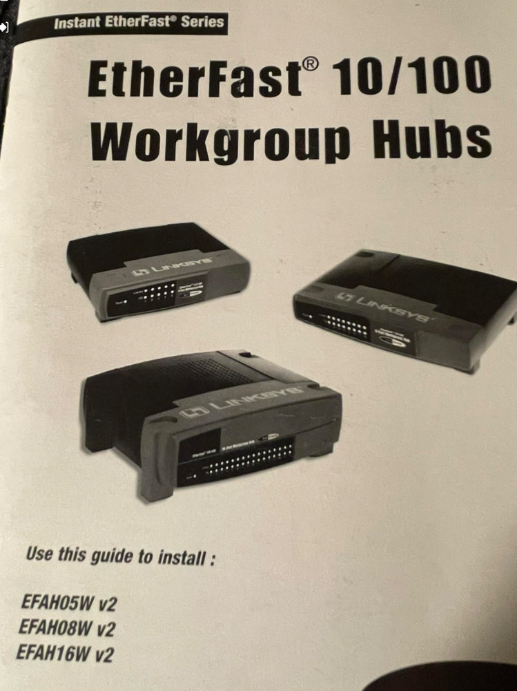User Guide ONLY EtherFast 10/100 Workgroup Hubs EFAH05W EFAH08W EFAH16W v2