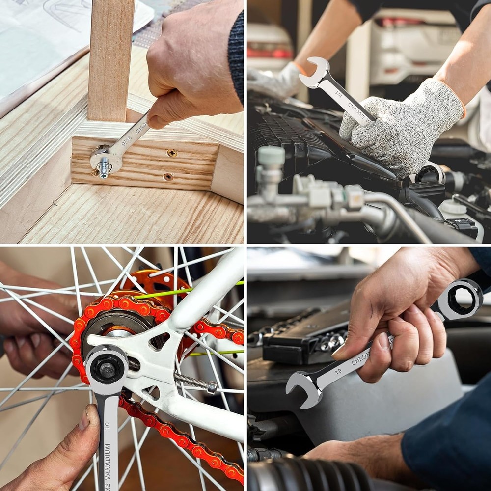 Ratcheting Wrench Set