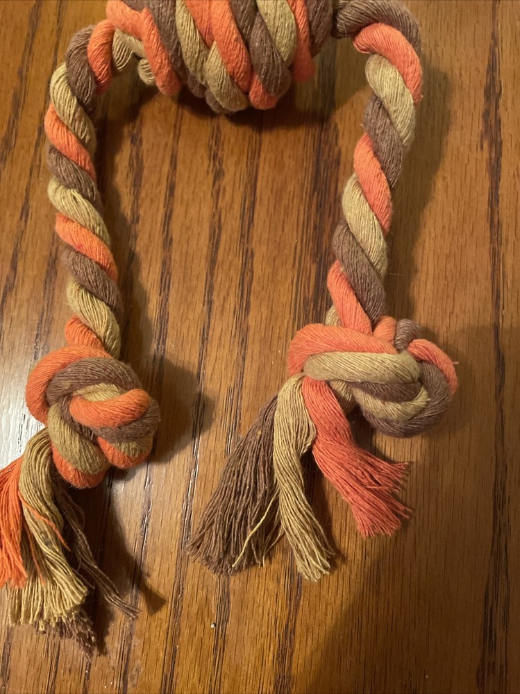 Multicolor Handmade Rope Dog Toy Small