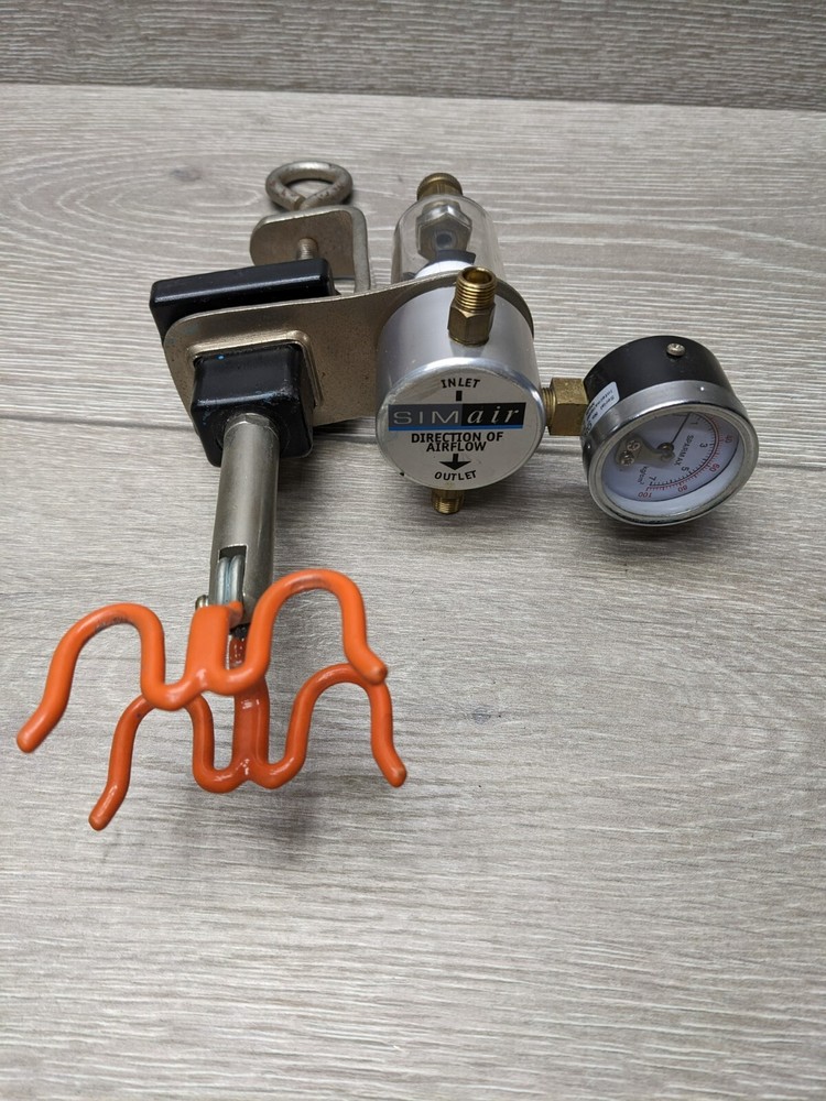 SIMair TC2000 1/6 HP 100 PSI Air Compressor & Moisture Filter Regulator
