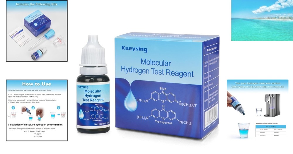 Dissolved Hydrogen Reagent Set - Includes Beakers & Precision Dropper