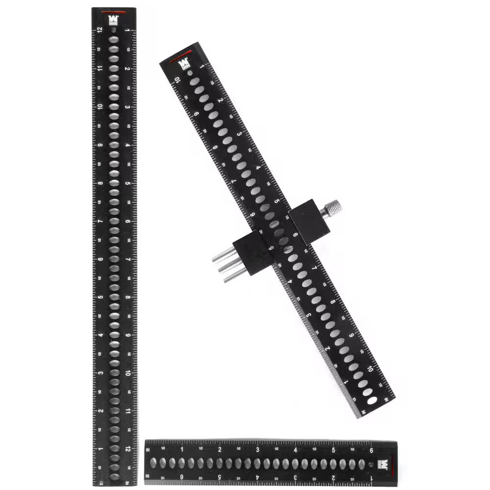 1 In. W Multi-Function Aluminum Marking and Square Scale