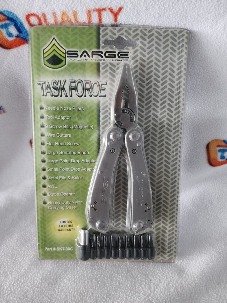 New Sarge SKT-30C Taskforce Multi-Tool with Pouch