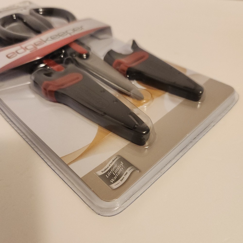 Farberware Edgekeeper Shears Set w/ Built-in Sharpener - 2 Piece Black