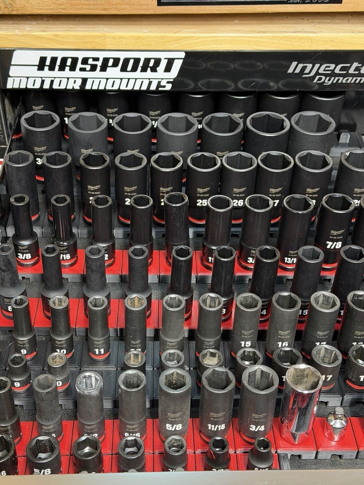 SOCKET ORGANIZER BLOCKS-TOOL BOX STORAGE