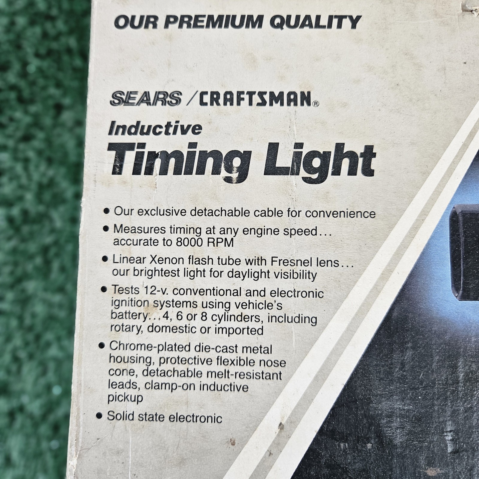 Vintage Sears Craftsman Inductive Timing Light Gun 28-2134 Original Box USA