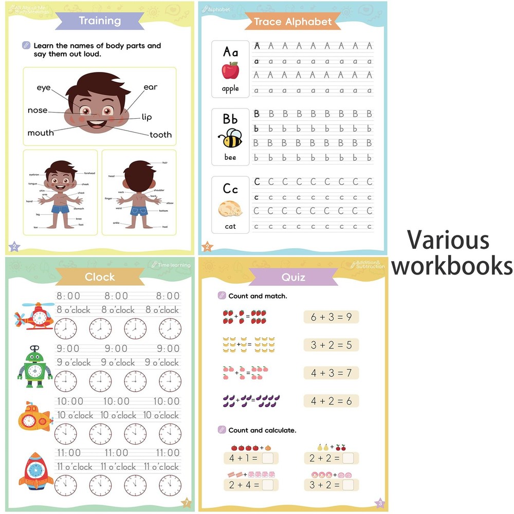 Golinkid Magic Grooved Writing Practice, grooved Handwriting Practice Small