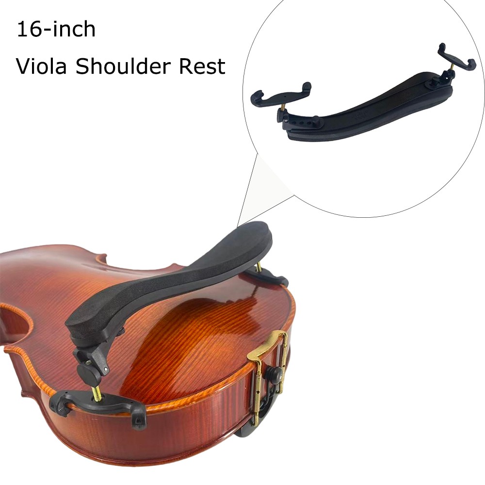 16 inch Viola Shoulder Rest Adjustable Height Rotated Angle Comfortable Durable
