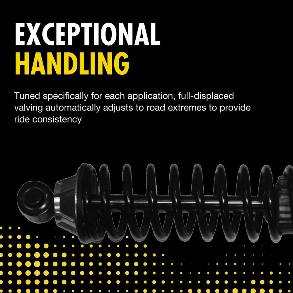 Monroe Load Adjusting 58643 Suspension Shock Absorber and Coil Spring Assembly