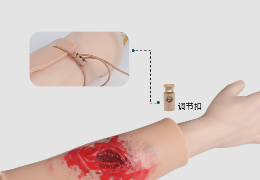 Simulated Trauma Wound Skin Module