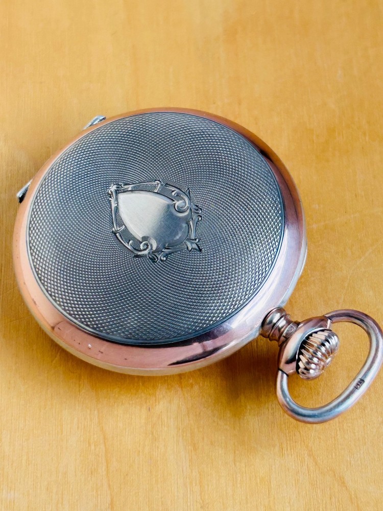 2T805 Zenith silver pocket watch
