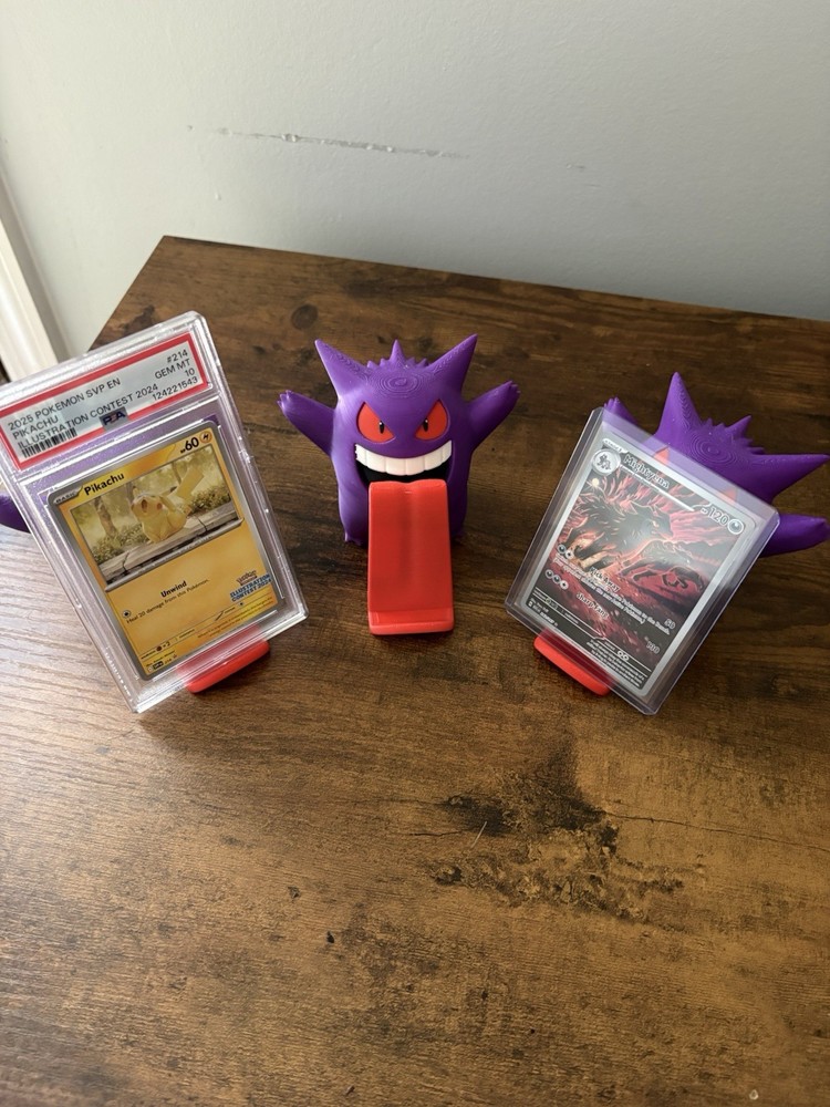 Gengar Trading Card Holder Display Stand