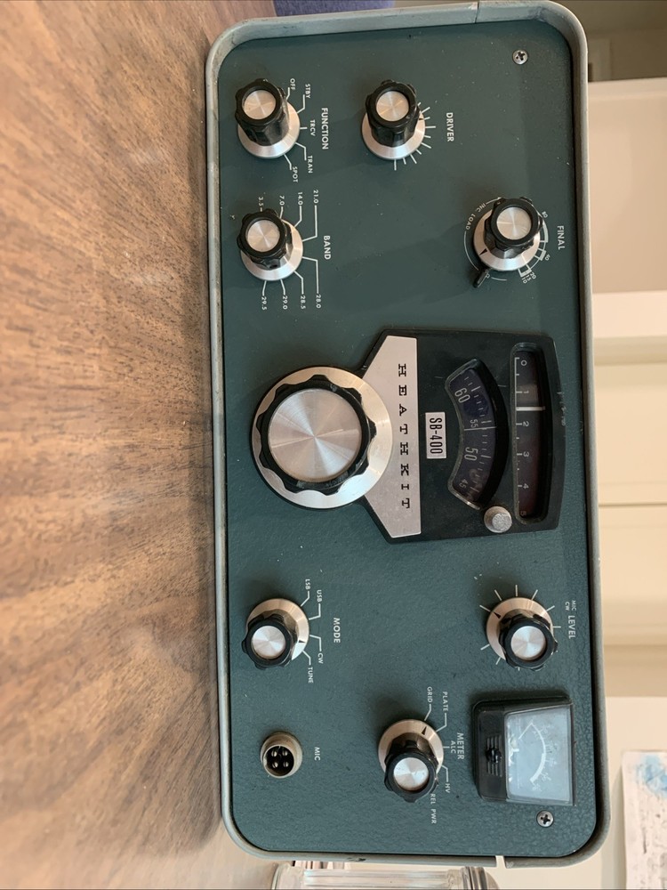 VINTAGE HEATHKIT SB-400 HF HAM TUBE TRANSMITTER - UNTESTED PARTs/REPAIR