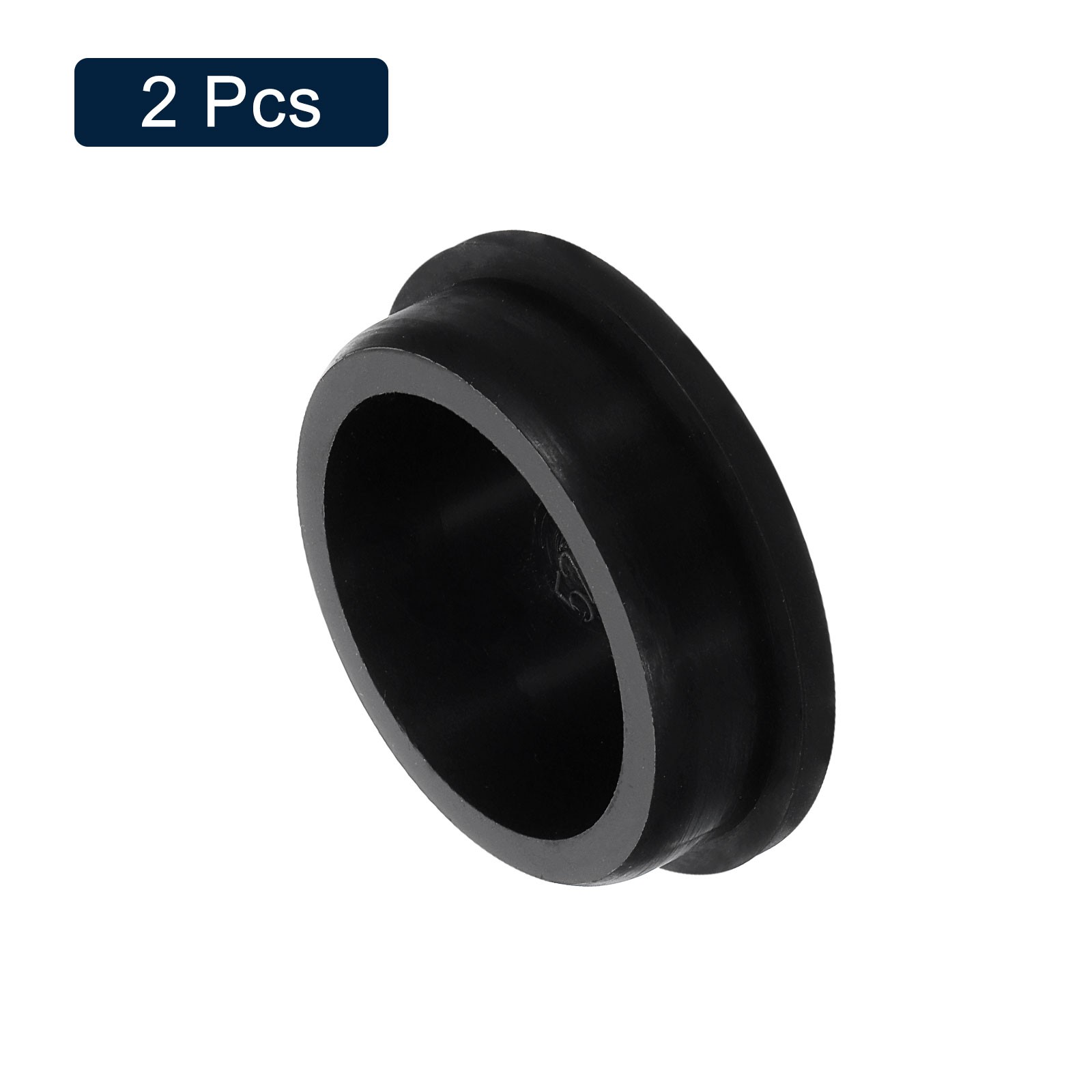 2 Set Black Plug Holes Rubber Button Plug for 52mm 2.05" Hole