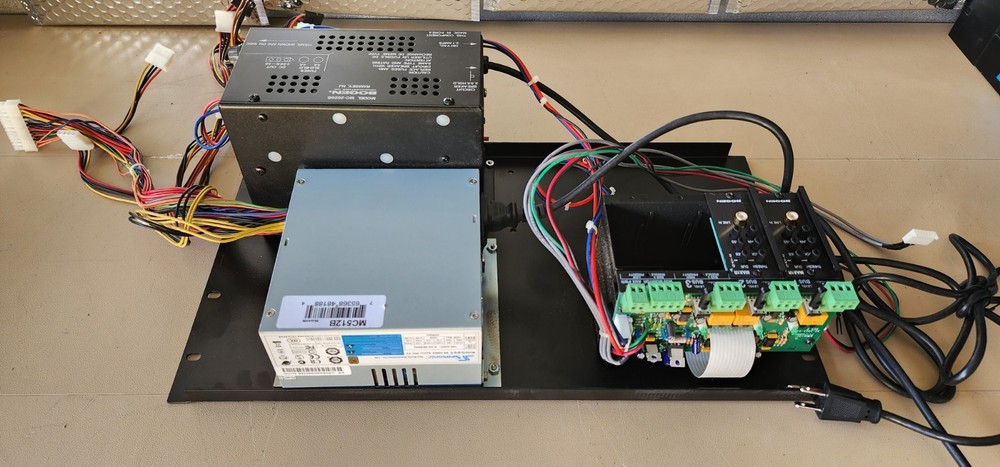 BOGEN MULTICOM-2000 CONTROLLER WITH 7 CARDS POWER SUPPLY ETC READ