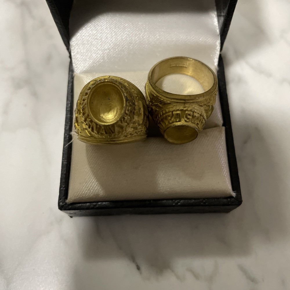 2 VTG Solid Brass Navy Ring Castings