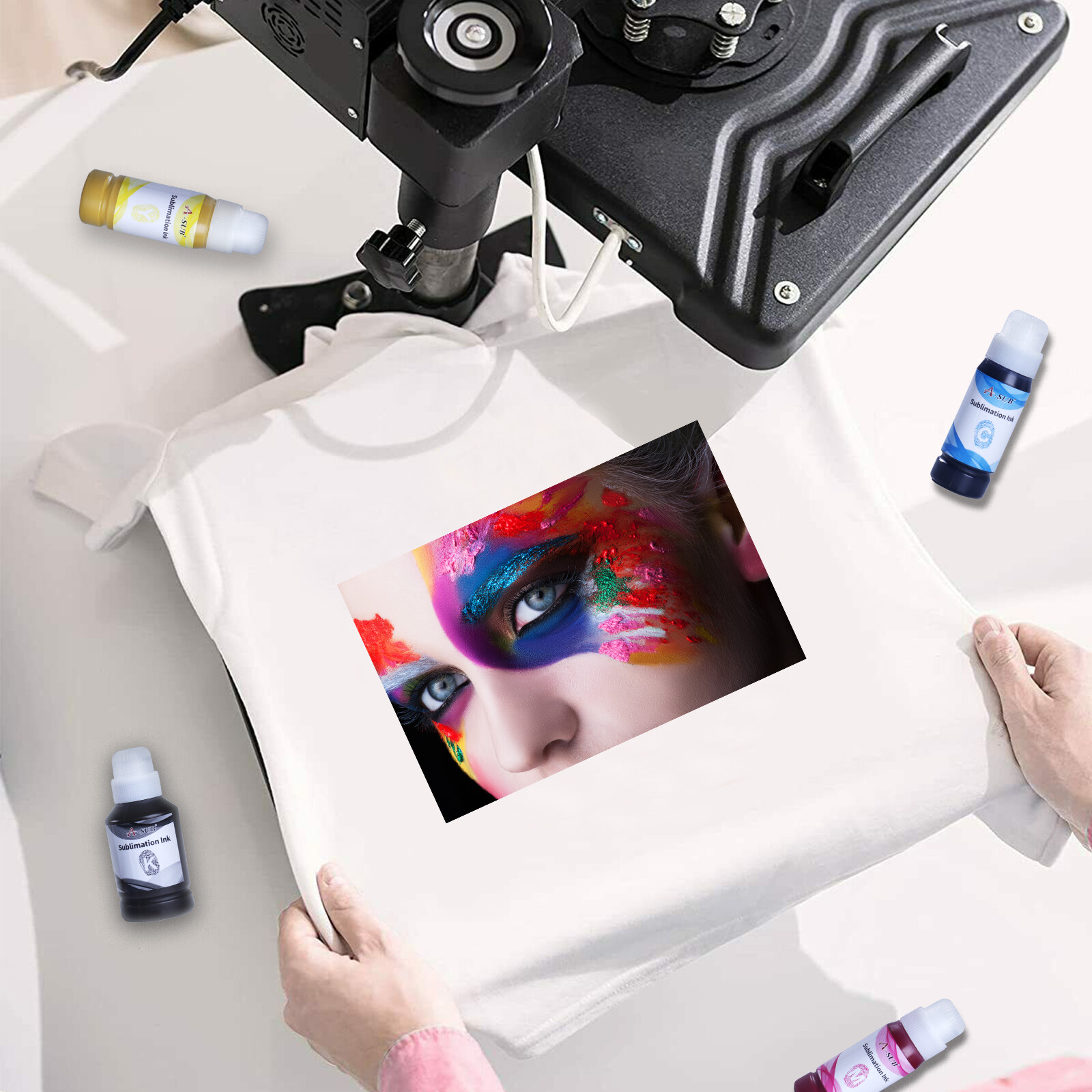 Starter Kit I A-SUB Sublimation Paper and Ink for Inkjet Ecotank 2400 2803 2800