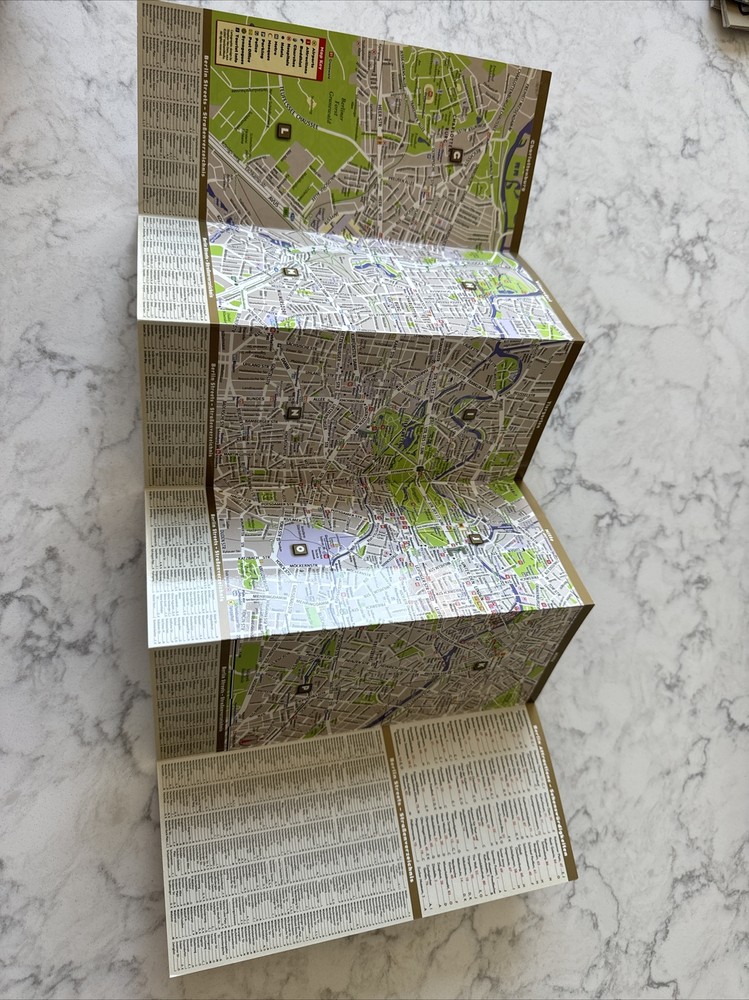 Berlin StreetSmart Map, VanDam, MOMA, Laminated, Guide, Germany