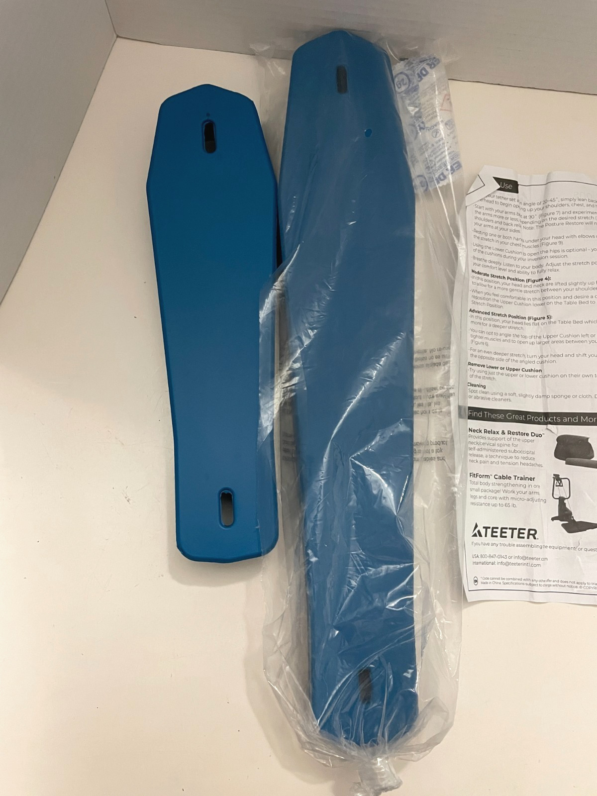 TEETER Posture Restore Cushions Back Pain Recovery Accessory {Cushions Only)