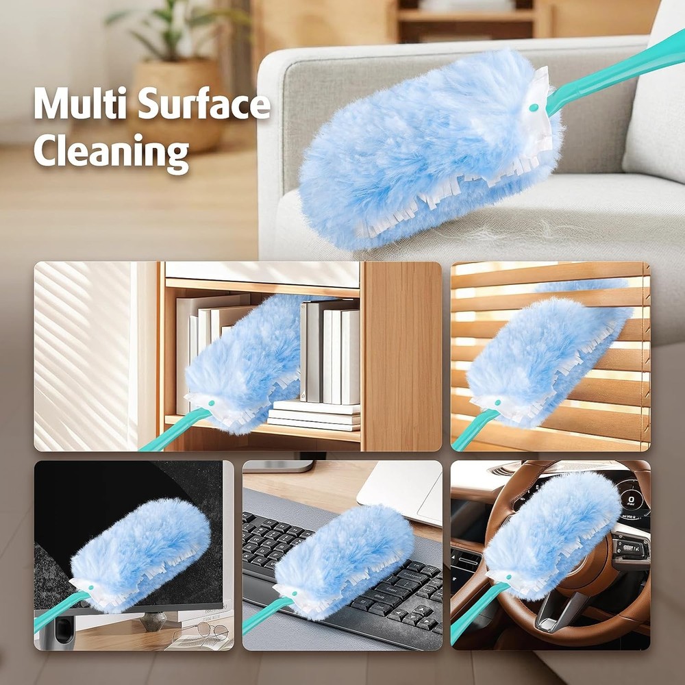Duster Refill for Swiffer Duster, 30 Count Heavy Duty 2 Side 360° Duster Refill