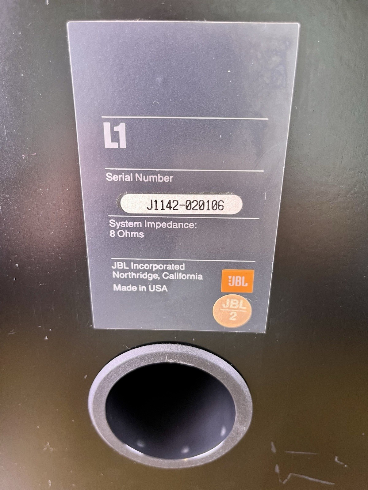 Vintage JBL L1 Monitor Speakers (Pair) Tested Working Sound Great **Read**