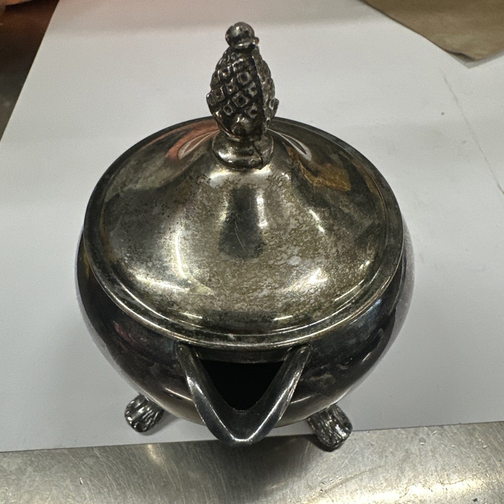 Leonard Silver Plate Creamer Vintage