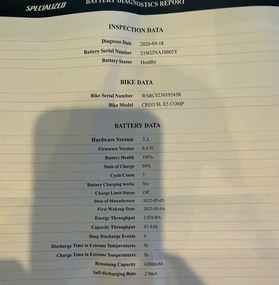 2024 Battery for CREO SL E5 COMP