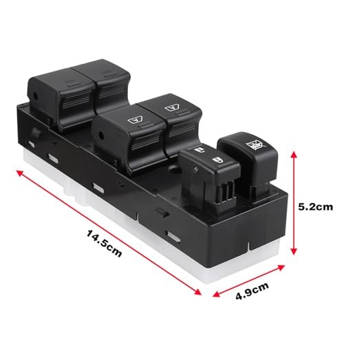 254011CA6A Driver Side Power Master Window Switch Compatible with 2009-2017