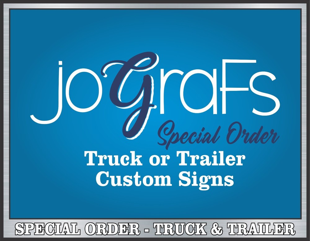 Special Order - Custom Decals - Message First