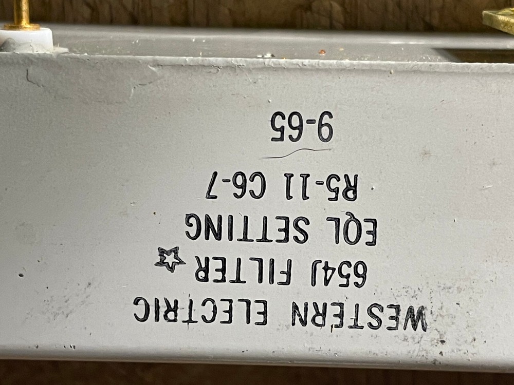 Western Electric 654J Filter