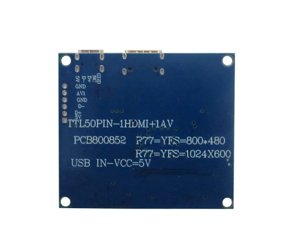 7 Inch AT070TN90 LCD Screen Display+Driver Control Board For Raspberry Banan
