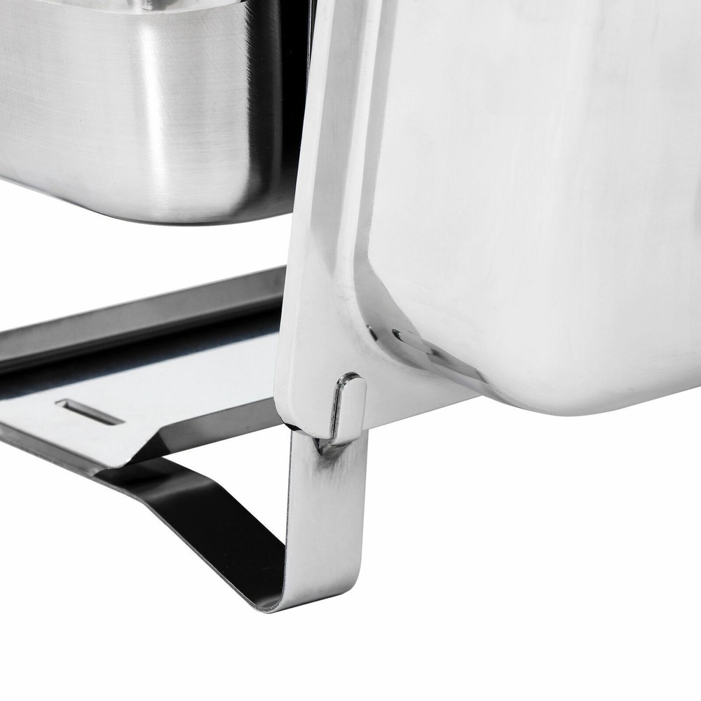 6 Pack 8QT Rectangular Chafing Dish Buffet Set Stainless Steel Full Size Chafer