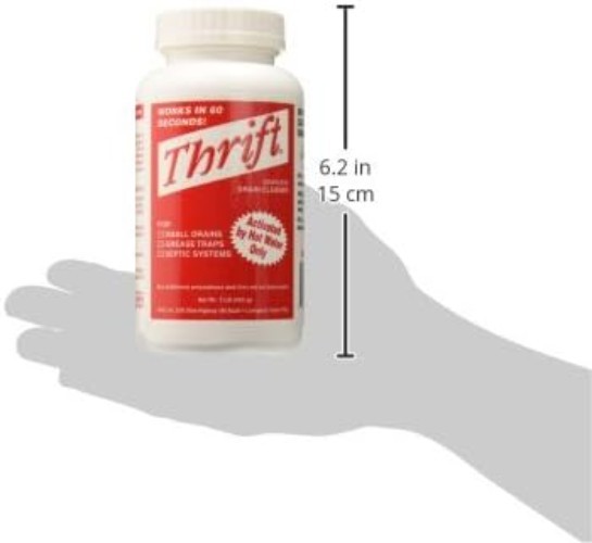 Multi-Surface 1-Pound Granular Drain Cleaner for Fast Clearing - T-100