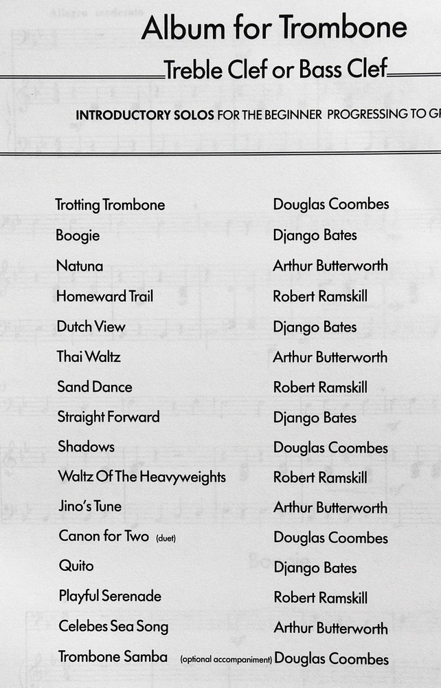 Keynotes Album for Trombone