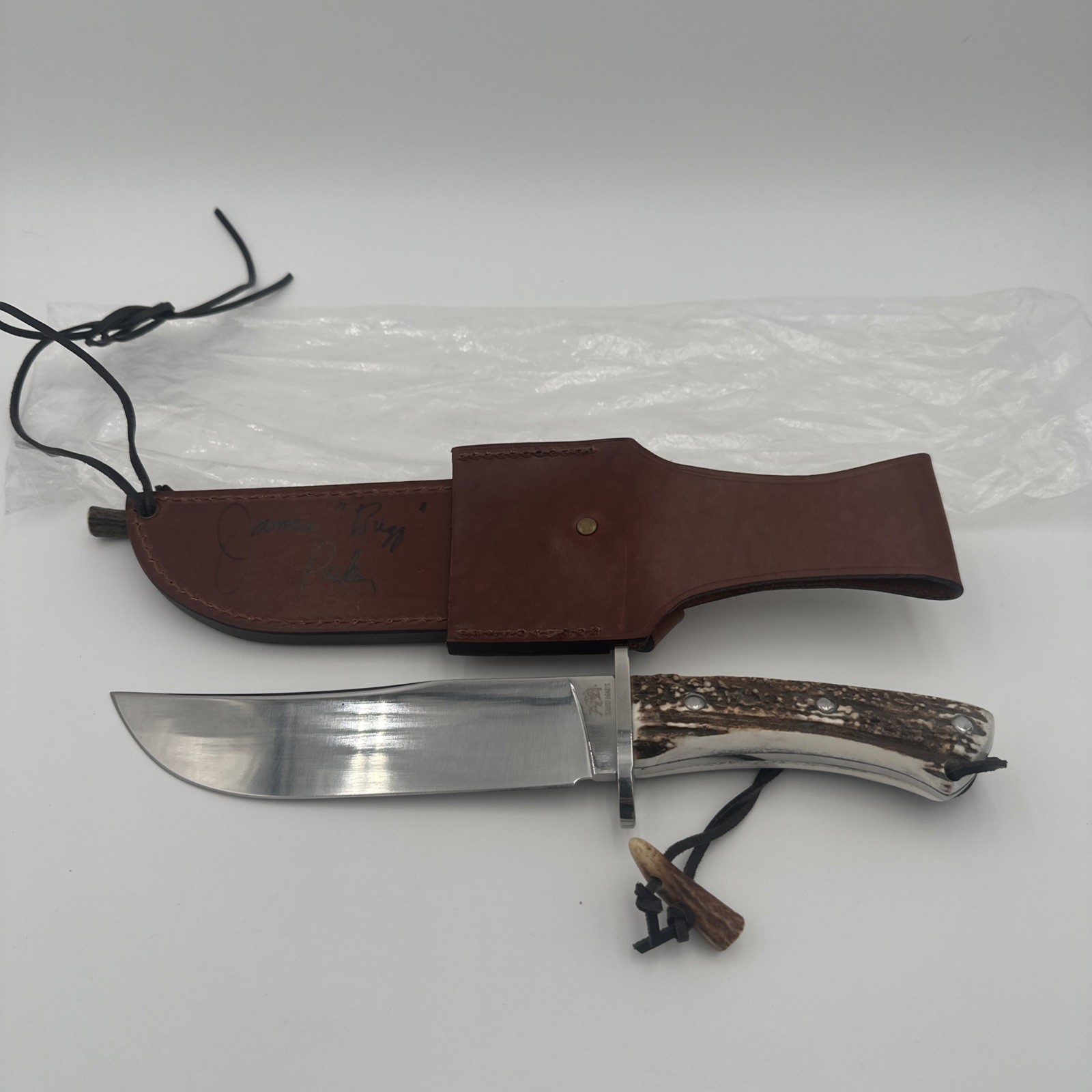 Bulldog Brand Bowie Stag Knife Limited Edition Handmade New