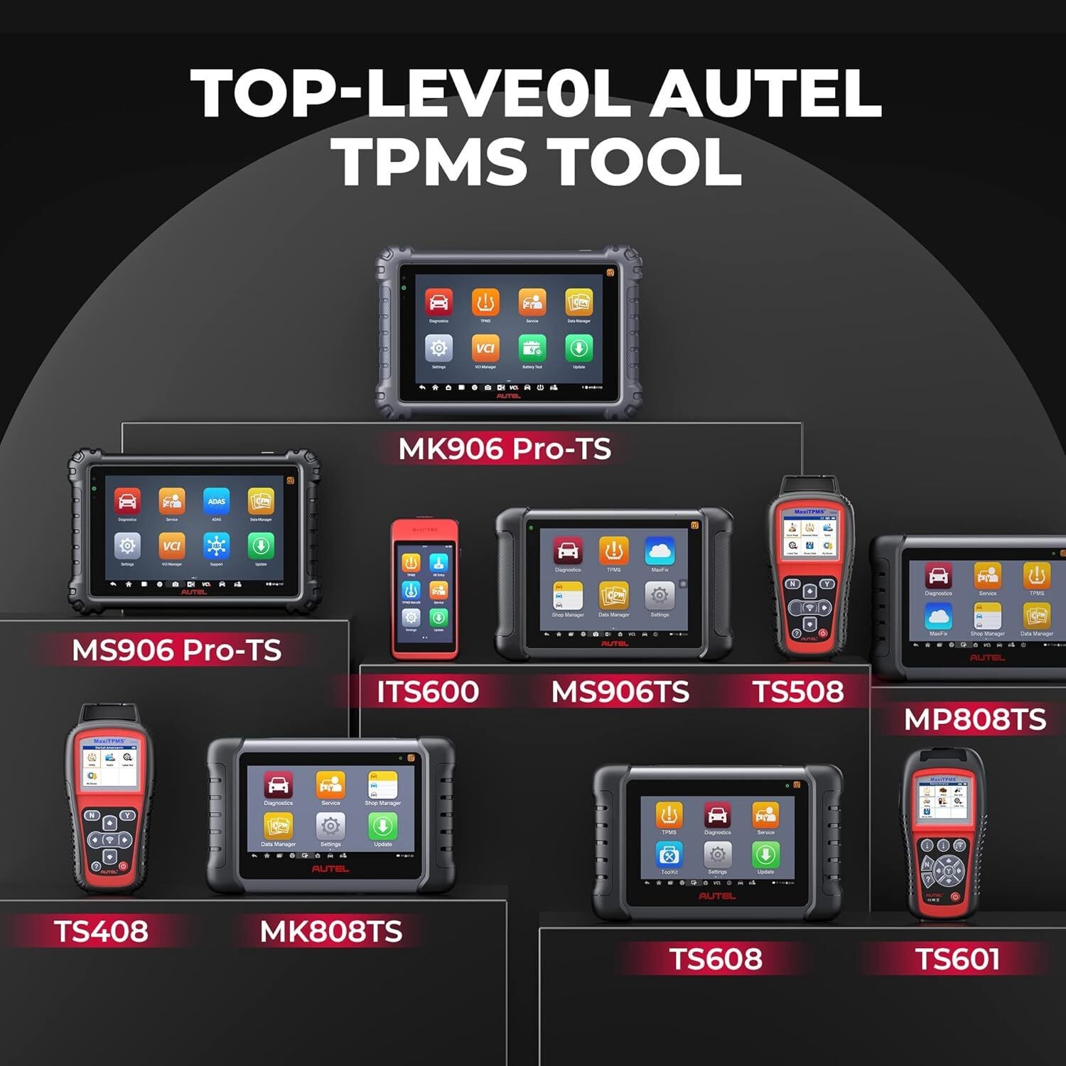 Autel MX-Sensor 315MHz & 433MHz Programmable TPMS Universal Tire Pressure Sensor