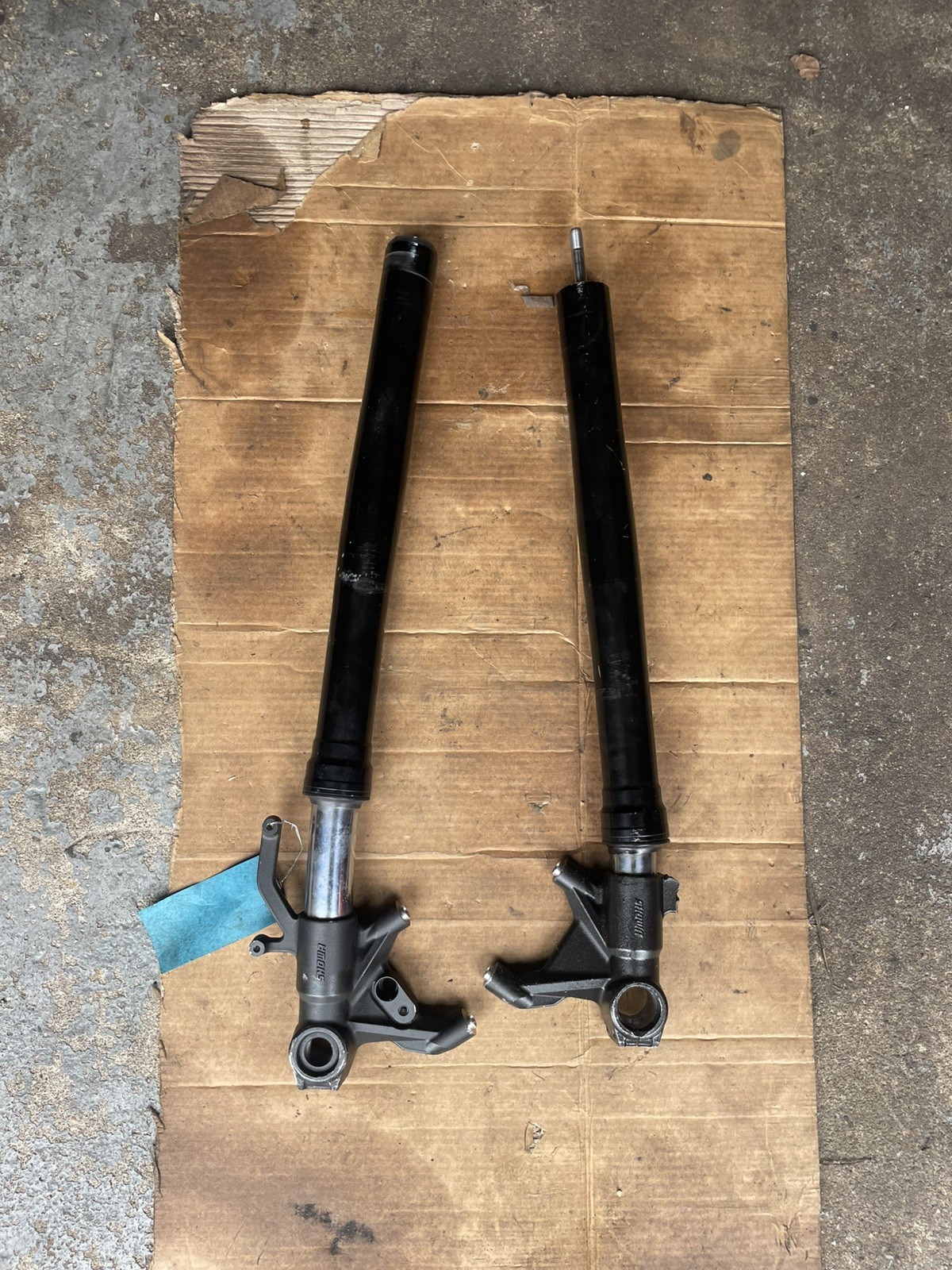2023 19 - 25 KAWASAKI NINJA ZX636 ZX6R FRONT RIGHT LEFT SIDE FORKS TUBE LEG BENT