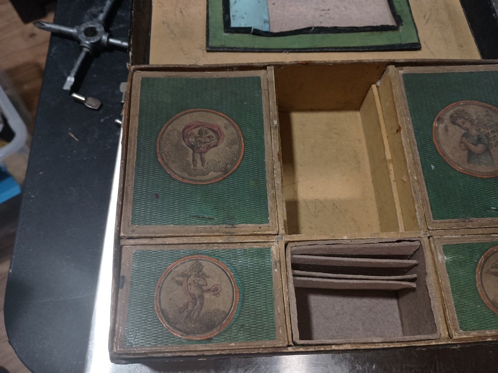 Vintage Cardboard Sewing Box