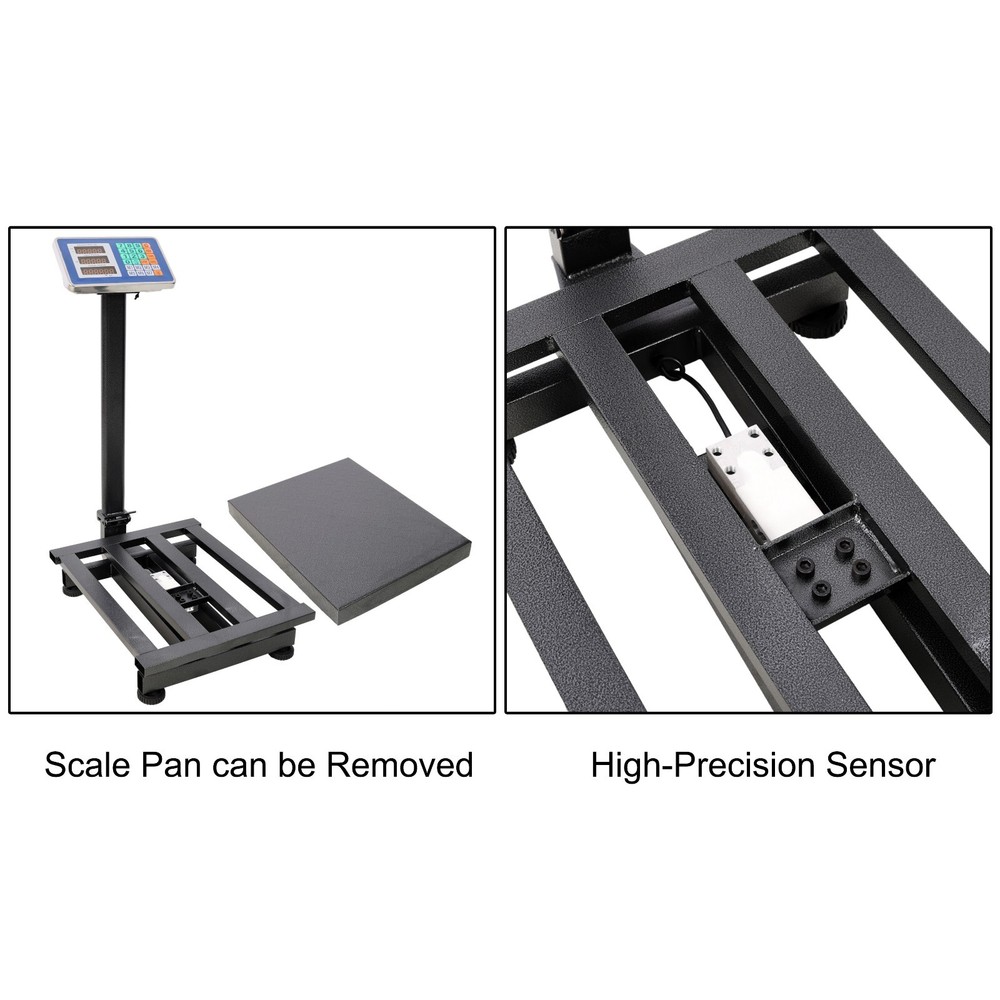 660lbs Weight 0.1 Computing Digital Floor Platform Scale Shipping Postal Scale