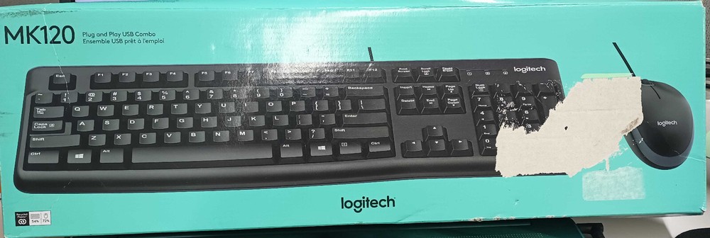 Logitech Fullsize Optical Keyboard -Black