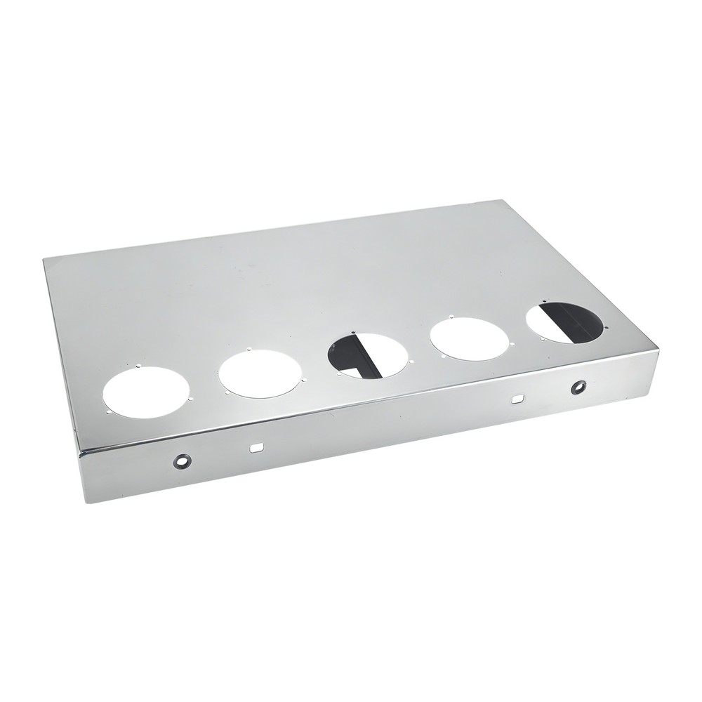 Stainless Steel Tail Light Panel for Semi Trucks & Trailers – 4.49"