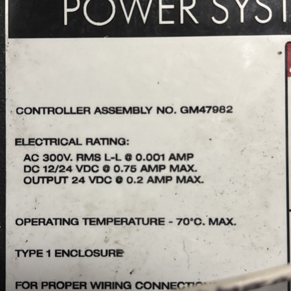 Kholer ADC GM47982 Gas Digital Controller