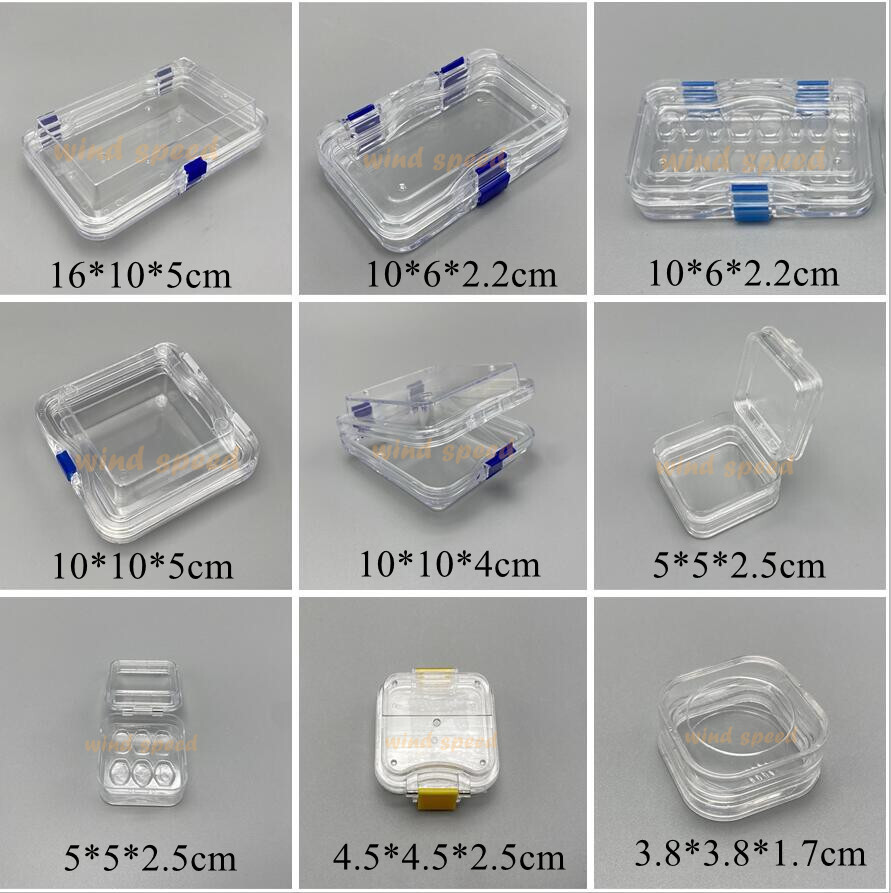 20 Pcs Dental Denture Storage Box Case Protector Jewelry Container Film Membrane