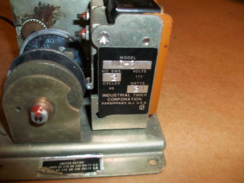 Industrial Timer Corp Timer Model MC-3 USED