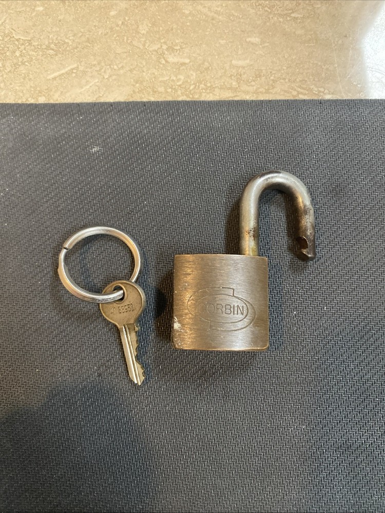 SOLID BRASS Corbin Lock USA Padlock Brass TGD18