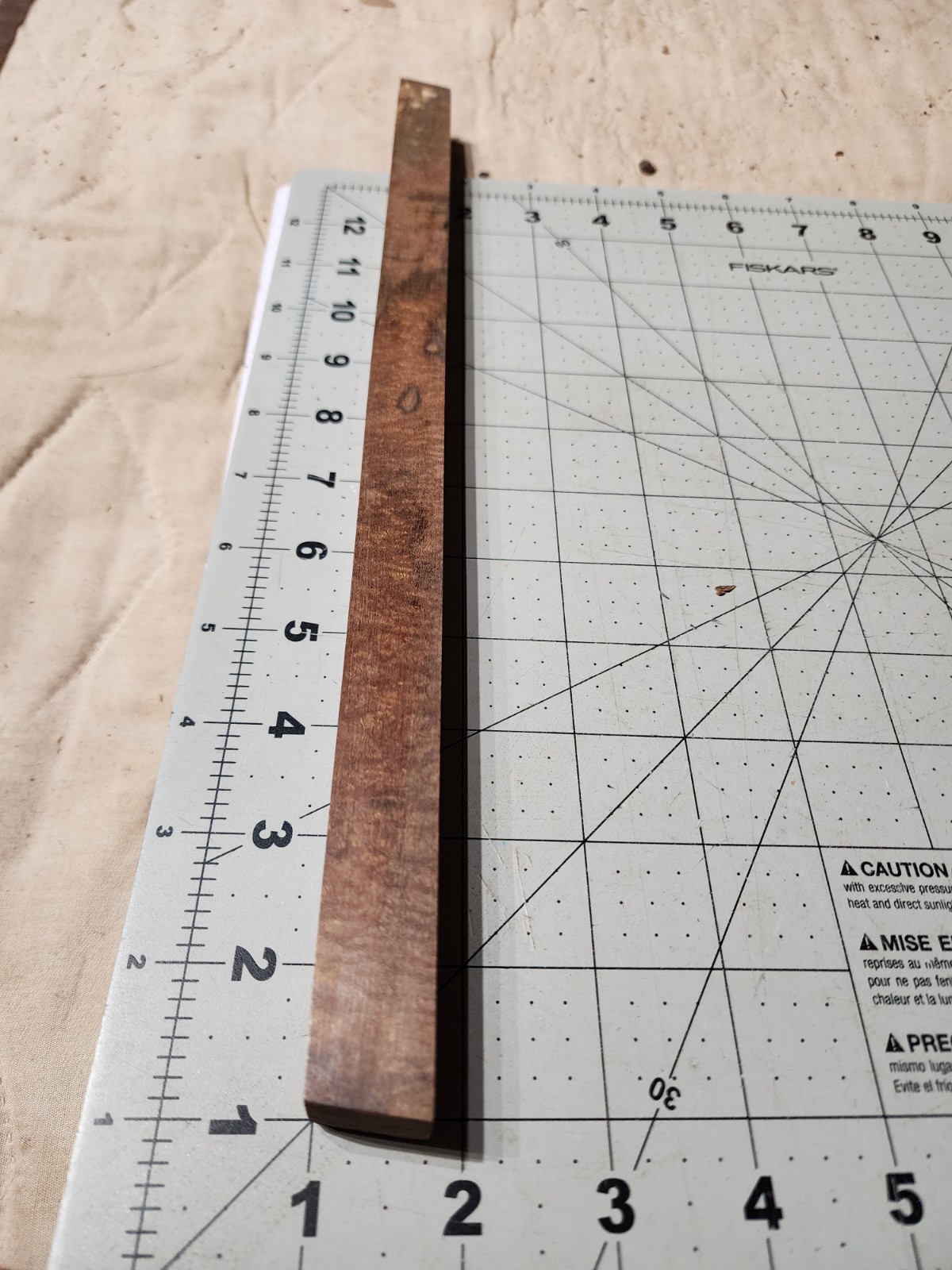 Two Long Pen Or Wand Blanks, Snakewood And Ringed Gidgee