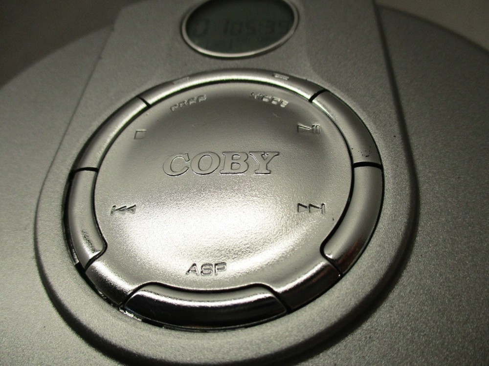 Vintage Coby Portable CD Player DBBS CX-CD355 Working With Controller