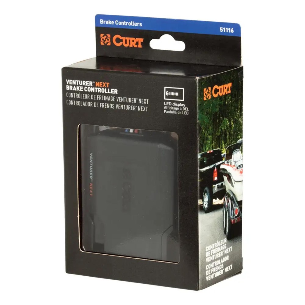 CURT Venturer Next Electric Time-Delay Trailer Brake Controller 51116