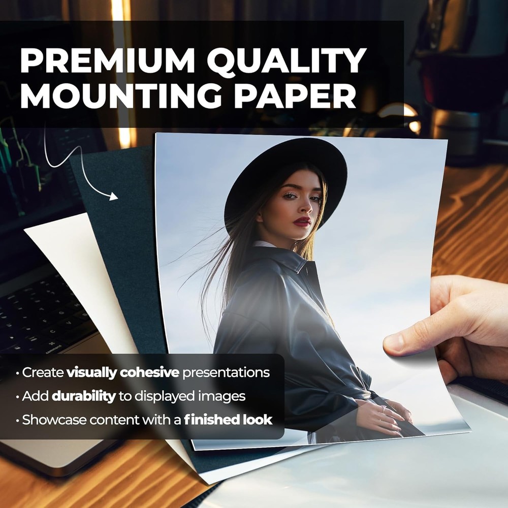 Dunwell Art Portfolio 8.5x11 Folder (Ruby), Black w/ BLK Paper, Ruby