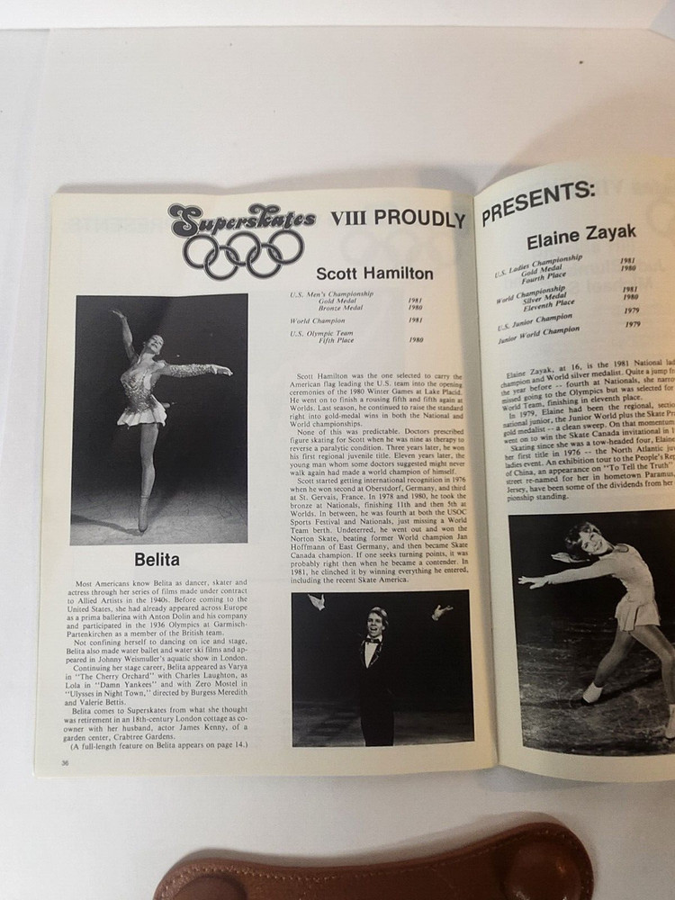SUPERSKATES VIII 1981 Madison Square Garden program